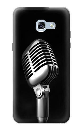S1672 Retro Microphone Jazz Music Case For Samsung Galaxy A5 (2017)