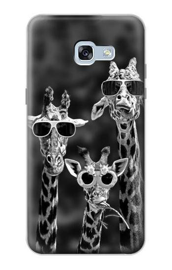 S2327 Giraffes With Sunglasses Case For Samsung Galaxy A5 (2017)