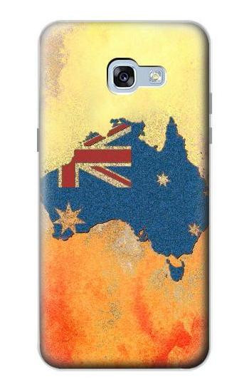 S2494 Australia Flag Map Rock Texture Case For Samsung Galaxy A5 (2017)