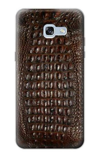 S2850 Brown Skin Alligator Graphic Printed Case For Samsung Galaxy A5 (2017)