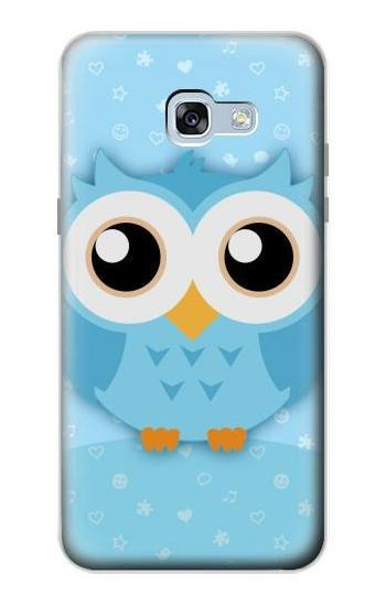 S3029 Cute Blue Owl Case For Samsung Galaxy A5 (2017)
