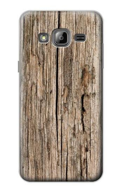 S0600 Wood Graphic Printed Case For Samsung Galaxy J3 (2016)