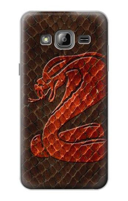 S0663 Cobra Snake Skin Case For Samsung Galaxy J3 (2016)