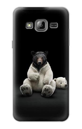 S0878 Black Bear Case For Samsung Galaxy J3 (2016)