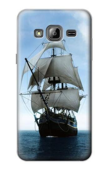 S1096 Sailing Ship in an Ocean Case For Samsung Galaxy J3 (2016)