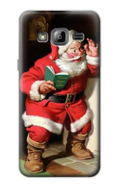 S1417 Santa Claus Merry Xmas Case For Samsung Galaxy J3 (2016)