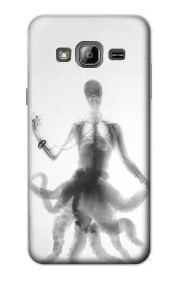 S1432 Skull Octopus X-ray Case For Samsung Galaxy J3 (2016)