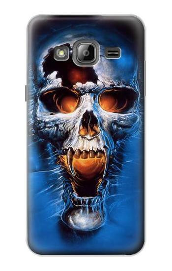 S1462 Vampire Skull Case For Samsung Galaxy J3 (2016)
