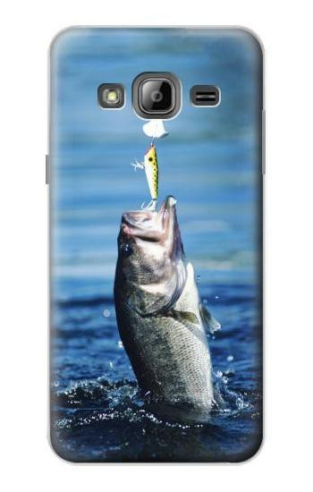 S1594 Bass Fishing Case For Samsung Galaxy J3 (2016)