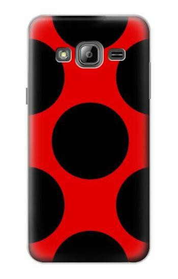 S1829 Lady bug Dot Pattern Case For Samsung Galaxy J3 (2016)