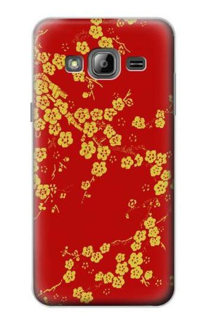 S2050 Cherry Blossoms Chinese Graphic Printed Case For Samsung Galaxy J3 (2016)