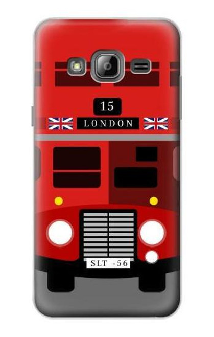 S2058 England British Double Decker Bus Case For Samsung Galaxy J3 (2016)