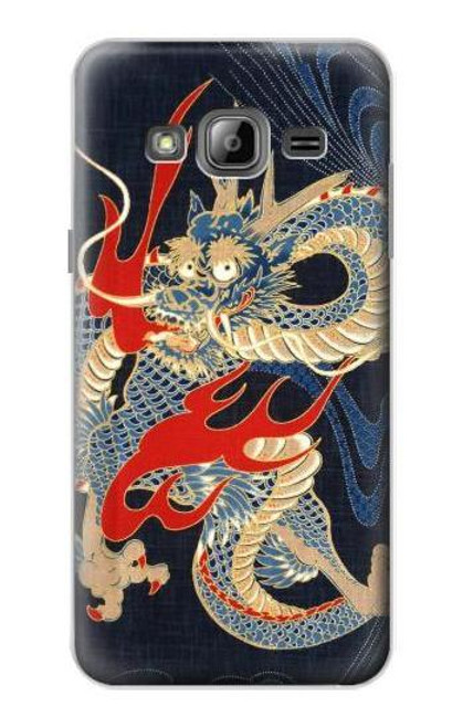 S2073 Japan Dragon Art Case For Samsung Galaxy J3 (2016)