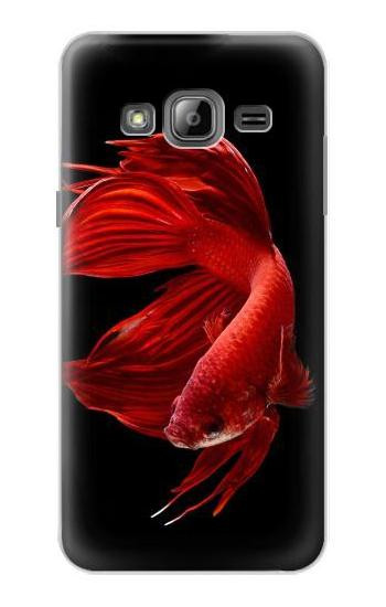 S2092 Red Siamese Fighting Fish Case For Samsung Galaxy J3 (2016)