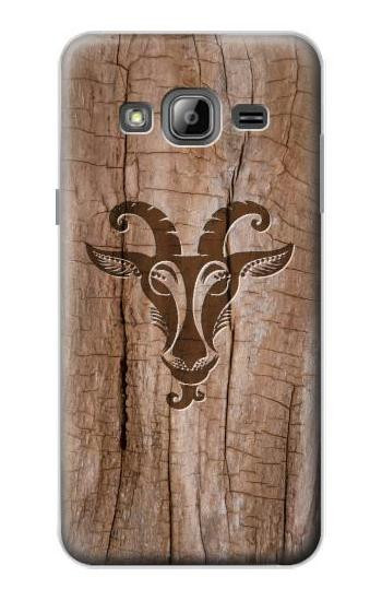 S2183 Goat Wood Graphic Printed Case For Samsung Galaxy J3 (2016)