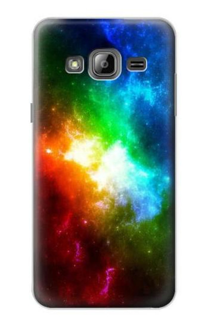 S2312 Colorful Rainbow Space Galaxy Case For Samsung Galaxy J3 (2016)