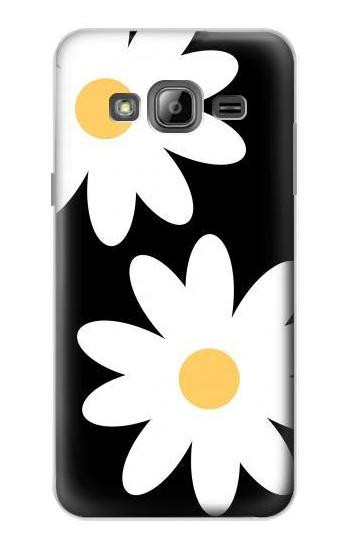 S2315 Daisy White Flowers Case For Samsung Galaxy J3 (2016)