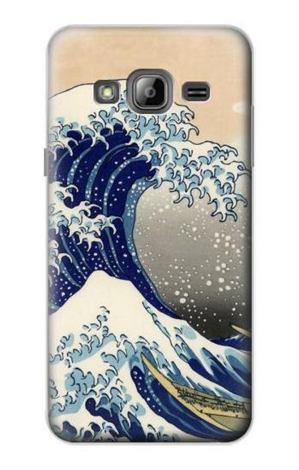 S2389 Hokusai The Great Wave off Kanagawa Case For Samsung Galaxy J3 (2016)