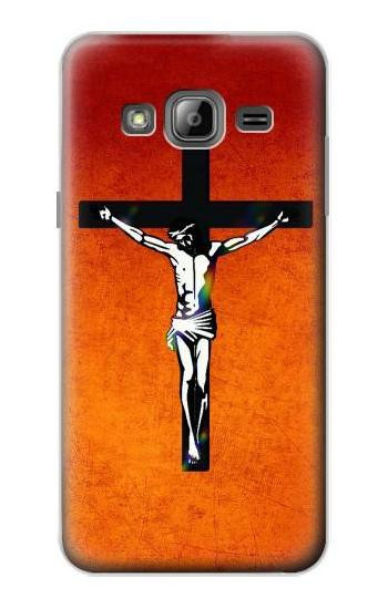 S2421 Jesus Christ On The Cross Case For Samsung Galaxy J3 (2016)