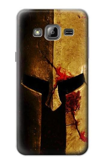 S2439 Warrior Spartan Helmet Case For Samsung Galaxy J3 (2016)