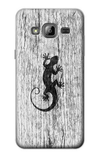 S2446 Gecko Wood Graphic Printed Case For Samsung Galaxy J3 (2016)