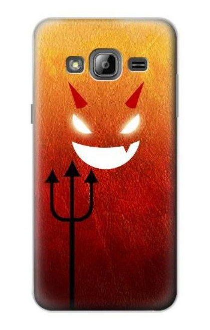 S2454 Red Cute Little Devil Cartoon Case For Samsung Galaxy J3 (2016)