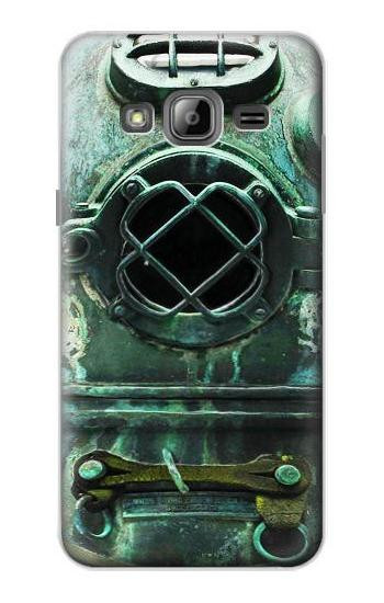 S2632 Antique Vintage Deep Sea Diver Helmet Case For Samsung Galaxy J3 (2016)