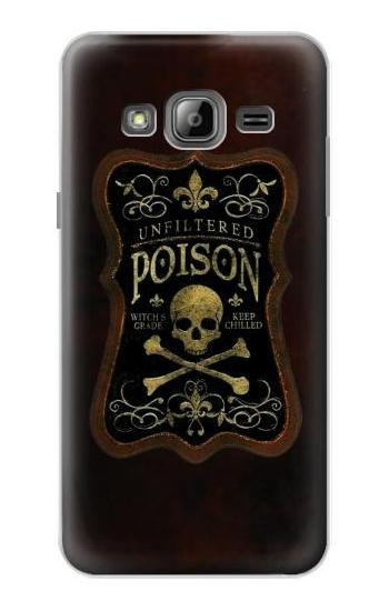 S2649 Unfiltered Poison Vintage Glass Bottle Case For Samsung Galaxy J3 (2016)