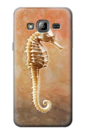 S2674 Seahorse Skeleton Fossil Case For Samsung Galaxy J3 (2016)