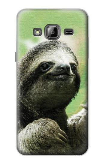 S2708 Smiling Sloth Case For Samsung Galaxy J3 (2016)