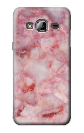 S2843 Pink Marble Texture Case For Samsung Galaxy J3 (2016)