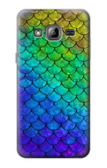S2930 Mermaid Fish Scale Case For Samsung Galaxy J3 (2016)