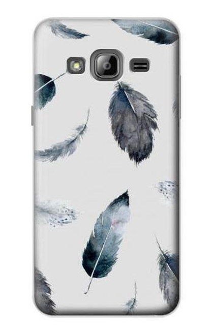 S3085 Feather Paint Pattern Case For Samsung Galaxy J3 (2016) S3085 Feather Paint Pattern Case For Samsung Galaxy J3 (2016)