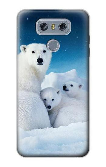S0285 Polar Bear Family Arctic Case For LG G6 S0285 Polar Bear Family Arctic Case For LG G6