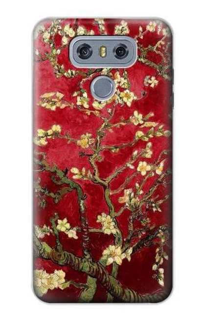 S2414 Red Blossoming Almond Tree Van Gogh Case For LG G6