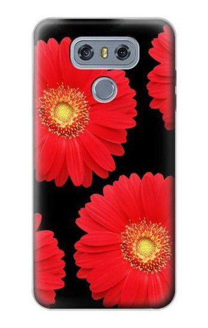 S2478 Red Daisy flower Case For LG G6
