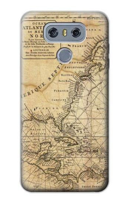 S2506 Exploration North America Map Case For LG G6