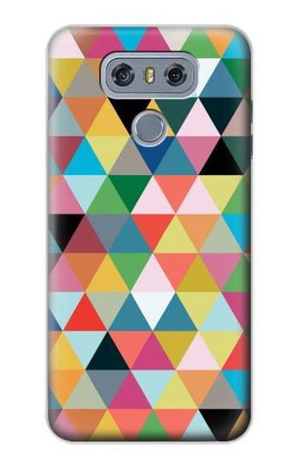 S3049 Triangles Vibrant Colors Case For LG G6
