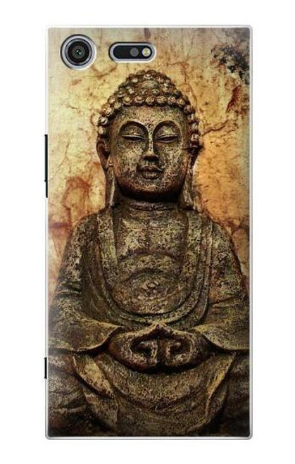 S0344 Buddha Rock Carving Case For Sony Xperia XZ Premium