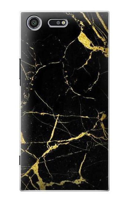 S2896 Gold Marble Graphic Printed Case For Sony Xperia XZ Premium