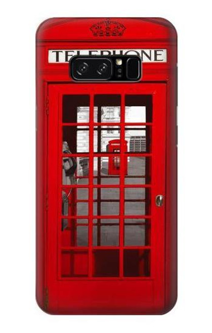 S0058 British Red Telephone Box Case For Note 8 Samsung Galaxy Note8