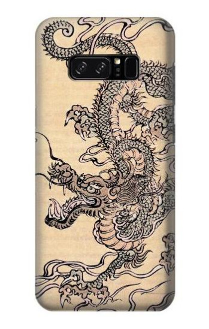 S0318 Antique Dragon Case For Note 8 Samsung Galaxy Note8