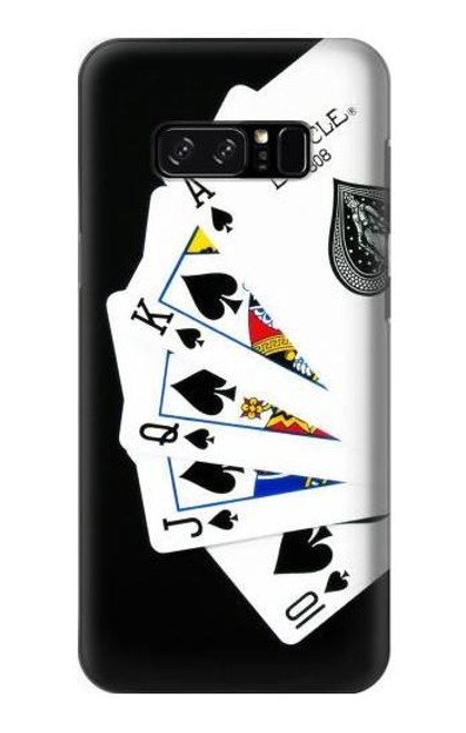 S1078 Poker Royal Straight Flush Case For Note 8 Samsung Galaxy Note8