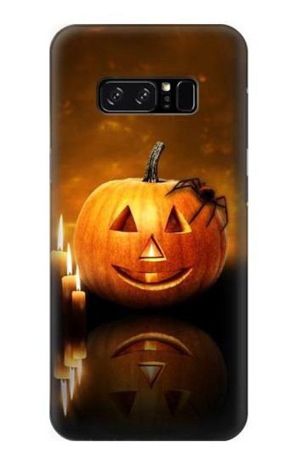 S1083 Pumpkin Spider Candles Halloween Case For Note 8 Samsung Galaxy Note8