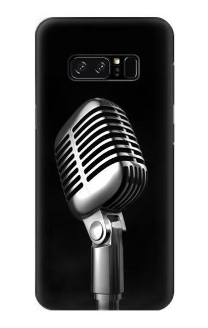 S1672 Retro Microphone Jazz Music Case For Note 8 Samsung Galaxy Note8