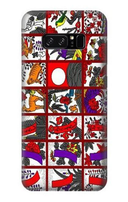S1923 Hanafuda Japanese Flower Card Case For Note 8 Samsung Galaxy Note8