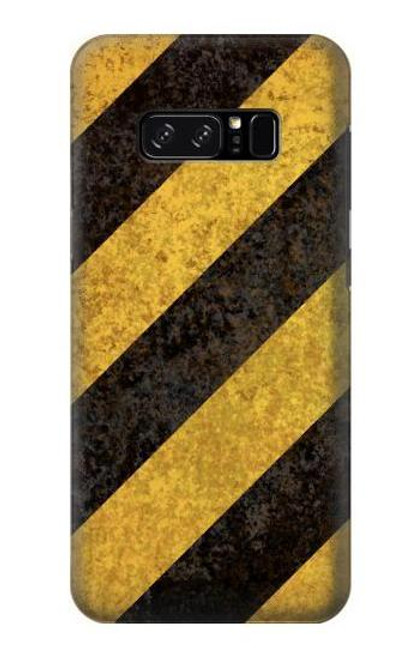 S2231 Yellow and Black Line Hazard Striped Case For Note 8 Samsung Galaxy Note8