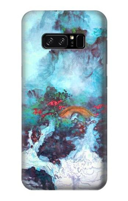 S2724 White Dragon Pool Lui Haisu Case For Note 8 Samsung Galaxy Note8