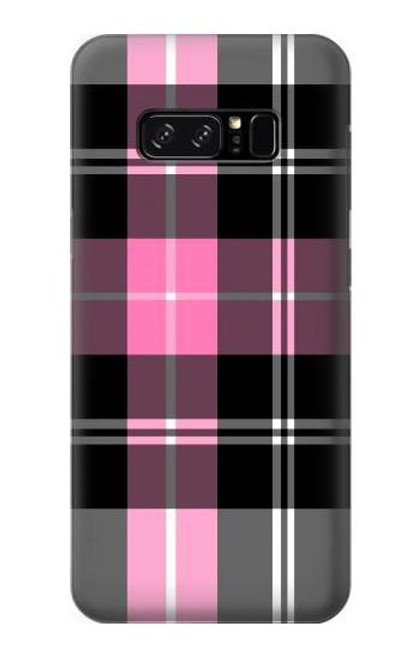 S3091 Pink Plaid Pattern Case For Note 8 Samsung Galaxy Note8