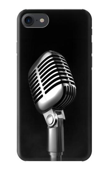 S1672 Retro Microphone Jazz Music Case For iPhone 7, iPhone 8